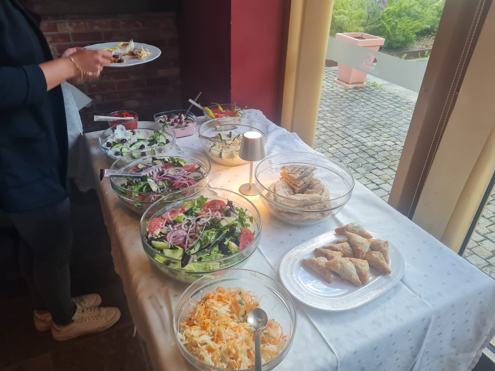 Buffet-Angebot im Restaurant Olympus
